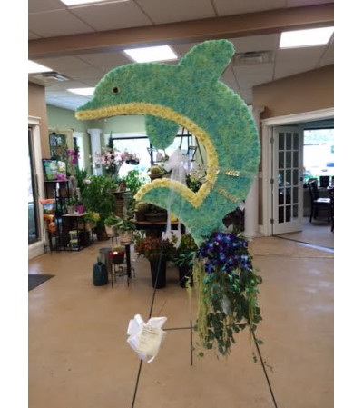 Funeral Custom Dolphin Sympathy Piece Funeral Custom Dolphin Sympathy Piece