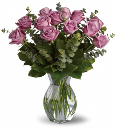 Lavender Wishes - Dozen Premium Lavender Roses Lavender Wishes - Dozen Premium Lavender Roses