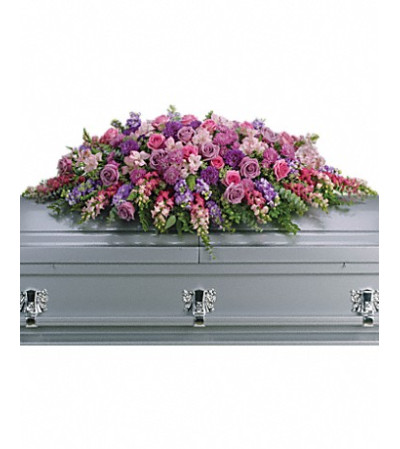 lavender casket spray lavender casket spray