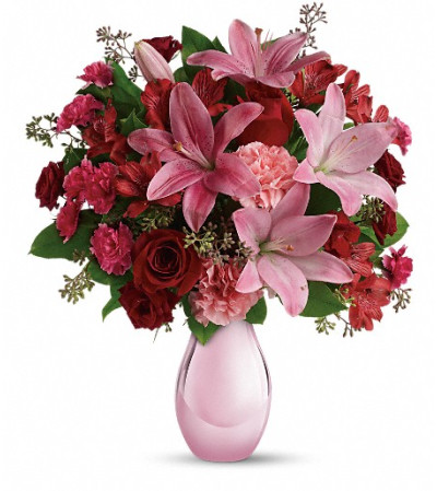 Teleflora's Roses and Pearls Bouquet Teleflora's Roses and Pearls Bouquet