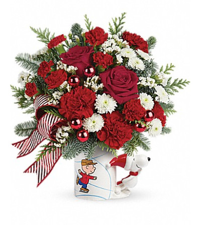 PEANUTS® Christmas Mug by Teleflora PEANUTS® Christmas Mug by Teleflora