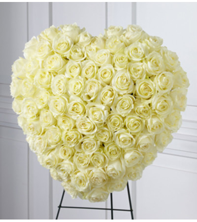 The FTD® Elegant Remembrance Standing Heart The FTD® Elegant Remembrance Standing Heart