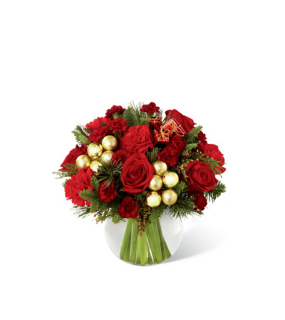 The FTD® Holiday Gold™ Bouquet The FTD® Holiday Gold™ Bouquet