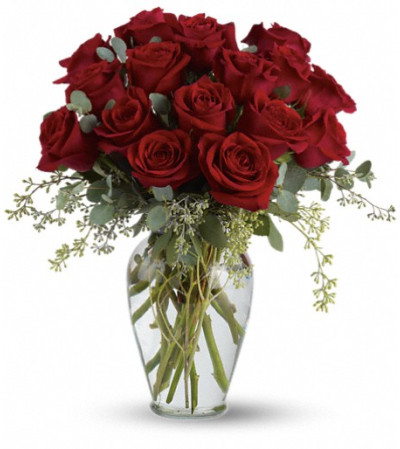 Full Heart - 16 Premium Red Roses Full Heart - 16 Premium Red Roses