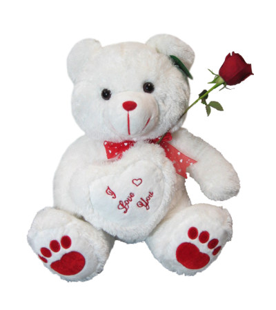 Medium Jumbo Teddy Bear white Medium Jumbo Teddy Bear white