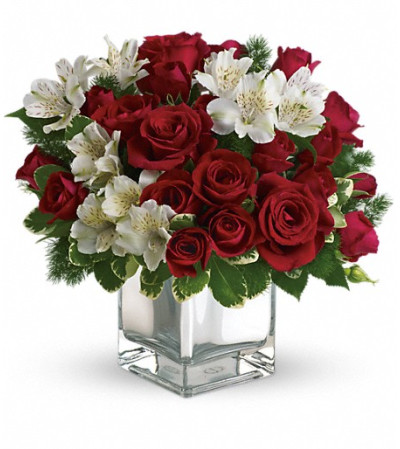 Teleflora's Christmas Blush Bouquet Teleflora's Christmas Blush Bouquet