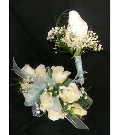 wristlet and boutonniere wristlet and boutonniere
