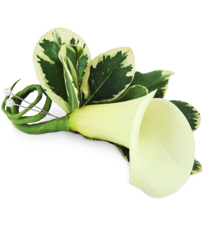 Simple Calla Boutonniere Simple Calla Boutonniere