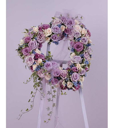Lavender Heart Of Roses Lavender Heart Of Roses