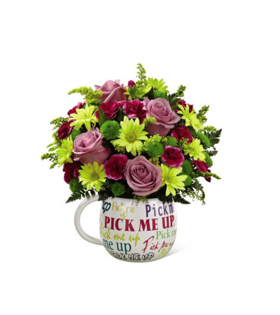 The FTD® Pick-Me-Up® Mug Bouquet The FTD® Pick-Me-Up® Mug Bouquet