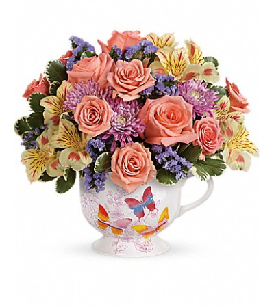 Teleflora's Butterfly Sunrise Bouquet Teleflora's Butterfly Sunrise Bouquet