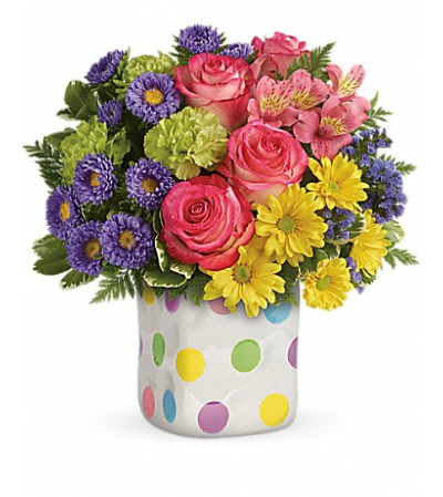 Teleflora's Happy Dots Bouquet Teleflora's Happy Dots Bouquet
