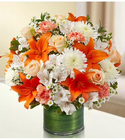 Cherished Memories - Peach, Orange and White Cherished Memories - Peach, Orange and White