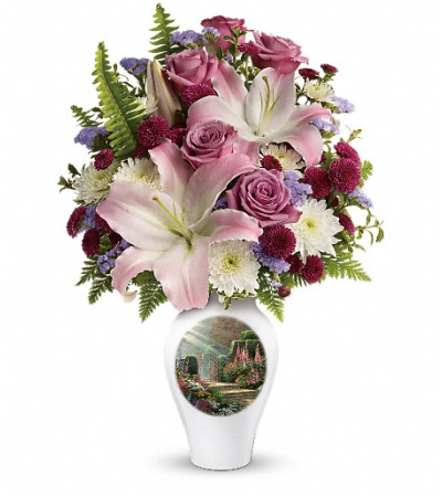 Thomas Kinkade's Moments Of Grace by Teleflora Thomas Kinkade's Moments Of Grace by Teleflora