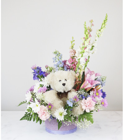 Fluffy Teddy Basket Fluffy Teddy Basket