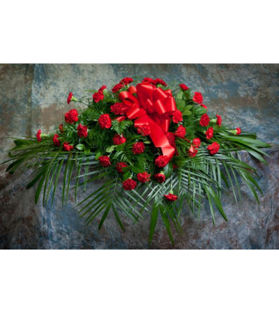 Carnation Casket Cover Carnation Casket Cover