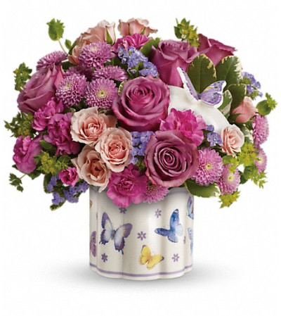 Teleflora's Field Of Butterflies Bouquet Teleflora's Field Of Butterflies Bouquet