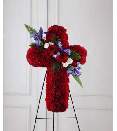 The FTD® Living Cross™ Easel - Red The FTD® Living Cross™ Easel - Red