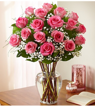 Rose Elegance™ Premium Pink Roses - 1 Dozen Rose Elegance™ Premium Pink Roses - 1 Dozen