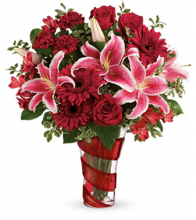 Teleflora's Swirling Desire Bouquet Teleflora's Swirling Desire Bouquet