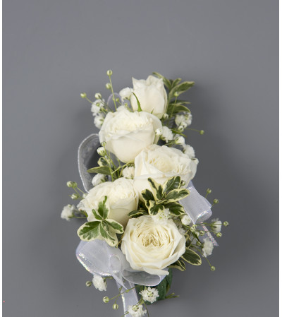 A White Rose Wrist Corsage A White Rose Wrist Corsage