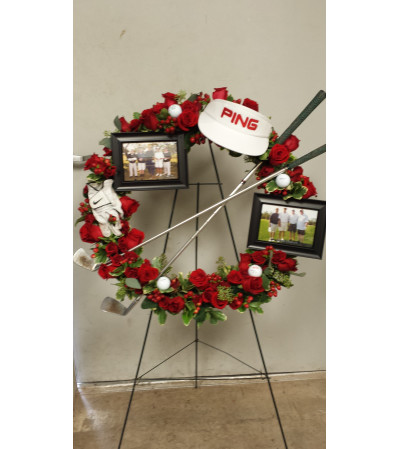 GOLFER'S DREAM WREATH GOLFER'S DREAM WREATH
