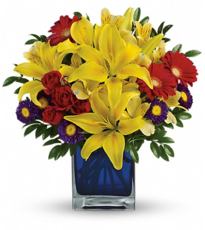Teleflora's Blue Caribbean Teleflora's Blue Caribbean