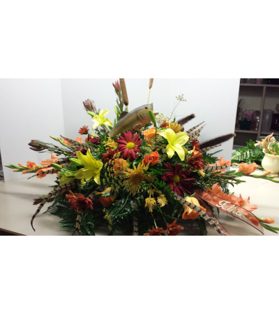 Fishermans Tribute Casket Piece Fishermans Tribute Casket Piece