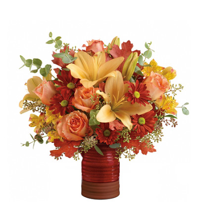 Teleflora's Harvest Crock Bouquet Teleflora's Harvest Crock Bouquet