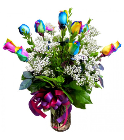 Fantastic Rainbow Roses Fantastic Rainbow Roses