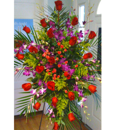 Rose and Orchid Tribute Rose and Orchid Tribute