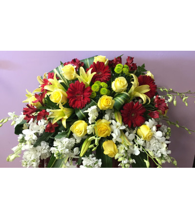 funeral casket spray funeral casket spray