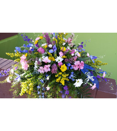 Springtime Tribute Casket Piece Springtime Tribute Casket Piece