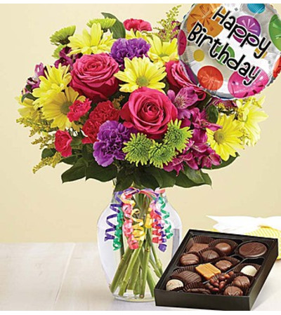 It's Your Day Bouquet® Happy Birthday with Chocolate It's Your Day Bouquet® Happy Birthday with Chocolate