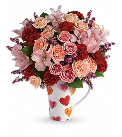 Teleflora's Lovely Hearts Bouquet Teleflora's Lovely Hearts Bouquet