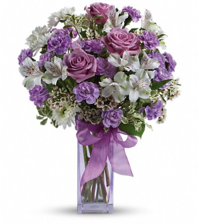Teleflora's Lavender Laughter Bouquet Teleflora's Lavender Laughter Bouquet