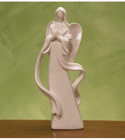 WHITE ANGEL FIGURINE WHITE ANGEL FIGURINE