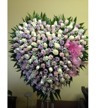 Mixed Rose Heart Mixed Rose Heart