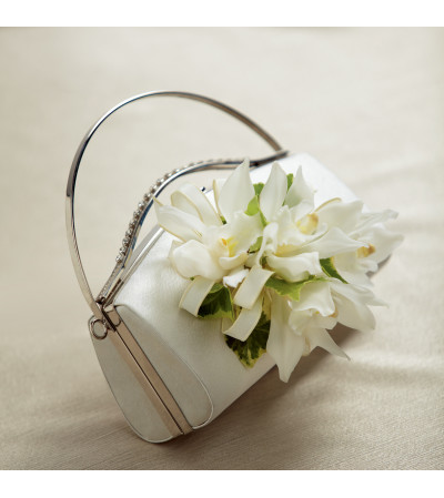 The FTD® White Purse Décor The FTD® White Purse Décor