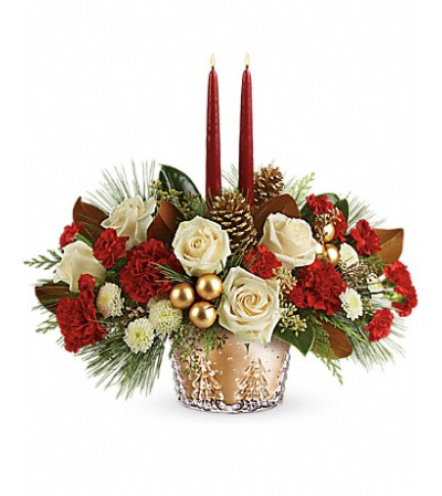 Teleflora's Winter Pines Centerpiece Teleflora's Winter Pines Centerpiece