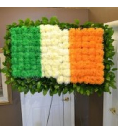 Funeral Custom Irish Flag Sympathy Piece Funeral Custom Irish Flag Sympathy Piece