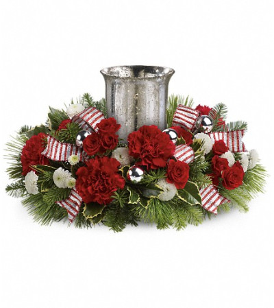 Teleflora's Holly Jolly Centerpiece Teleflora's Holly Jolly Centerpiece
