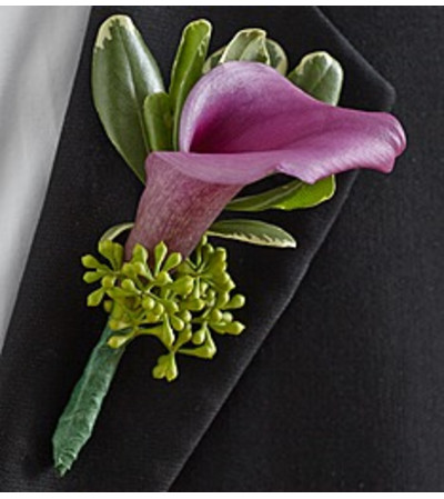 Boutonniere Elegance Purple Boutonniere Elegance Purple