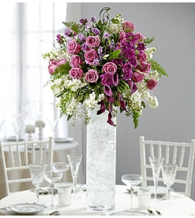 Purple Elegance Luxury Centerpiece Purple Elegance Luxury Centerpiece