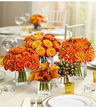 Golden Sunset Centerpiece Package Golden Sunset Centerpiece Package