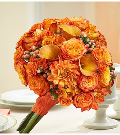 Golden Sunset Mixed Bridal Bouquet Golden Sunset Mixed Bridal Bouquet