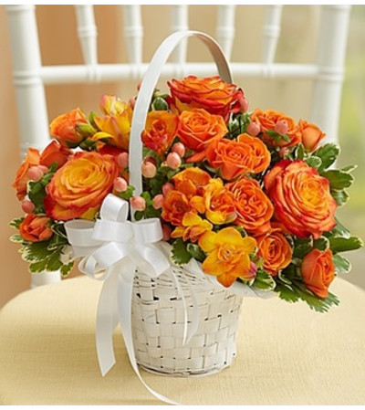 Golden Sunset Flower Girl Arrangement Golden Sunset Flower Girl Arrangement