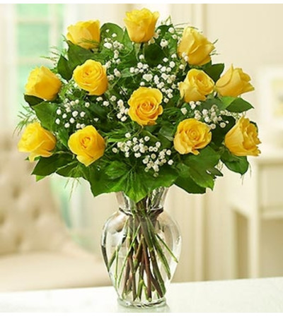 Rose Elegance™ Premium Long Stem Yellow Roses Rose Elegance™ Premium Long Stem Yellow Roses