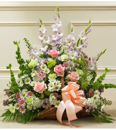 Thoughts and Prayers Fireside Basket - Pastel Thoughts and Prayers Fireside Basket - Pastel