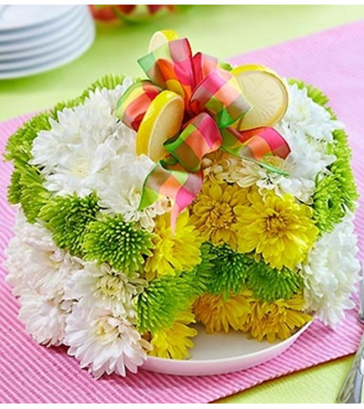 Fresh Flower Cake™ - Lemon Fresh Flower Cake™ - Lemon
